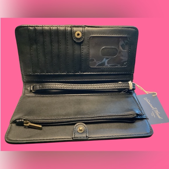 Universal Thread Black Textured Wristlet - Picture 2 of 3